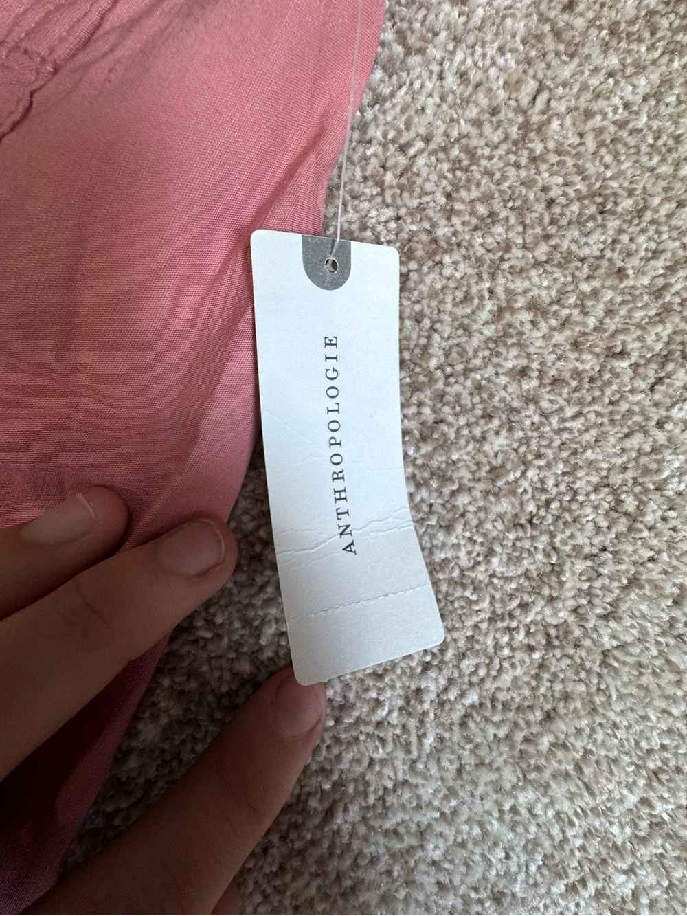 NWT Anthropologie Maeve Colette Pink Linen Blend Utility Shorts Size 32